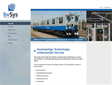Tablet Screenshot of bvsys.de